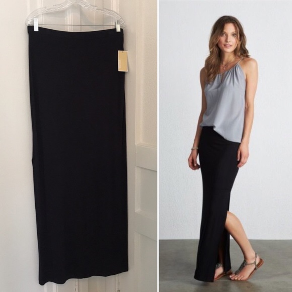 NWOT Navy Michael Kors Maxi skirt